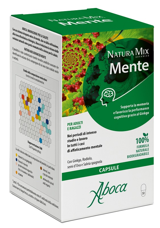 NATURA MIX ADVANCED MENTE 50 CAPSULE - Farmasanitas 