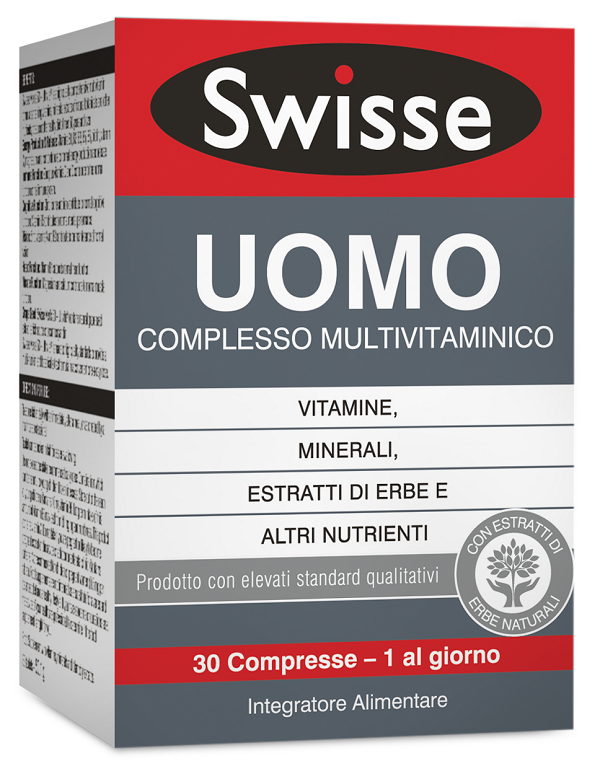 SWISSE MULTIVITAMINICO UOMO 30 COMPRESSE - Farmasanitas 