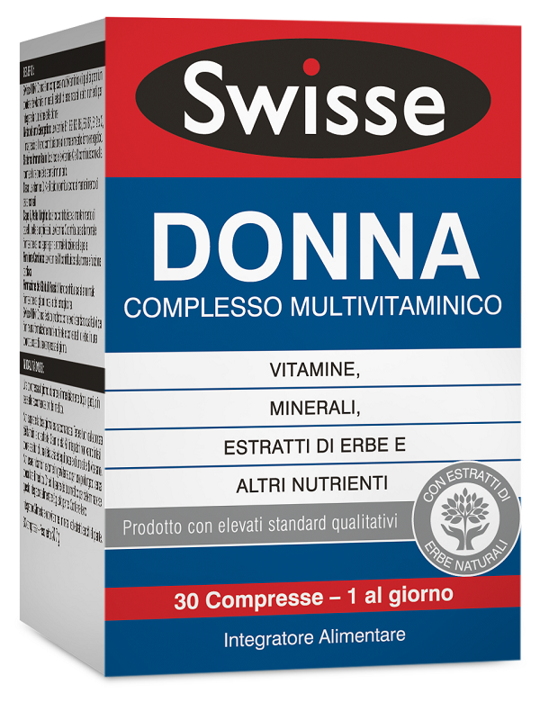 SWISSE MULTIVITAMINICO DONNA 30 COMPRESSE - Farmasanitas 