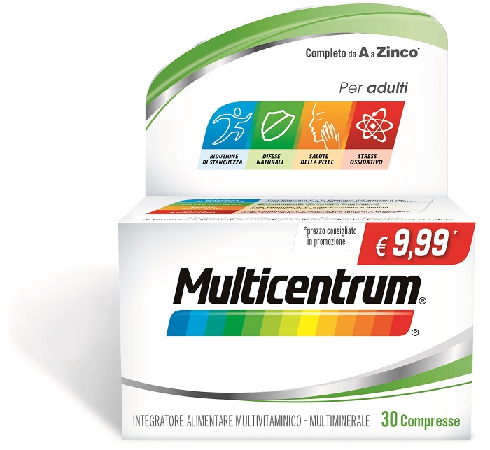 MULTICENTRUM ADULTI 30 COMPRESSE PROMO - Farmasanitas 