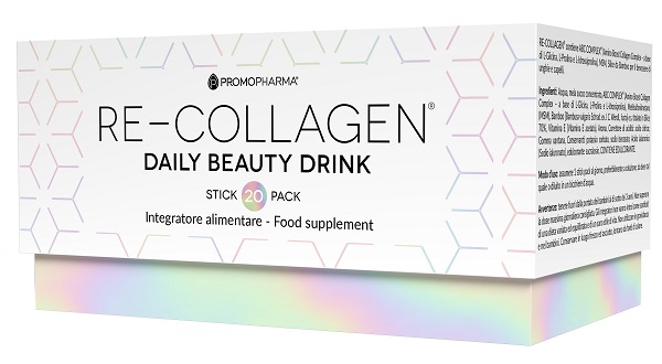 RE-COLLAGEN DAILY BEAUTY DRINK 20 STICK PACK X 12 ML - Farmasanitas 