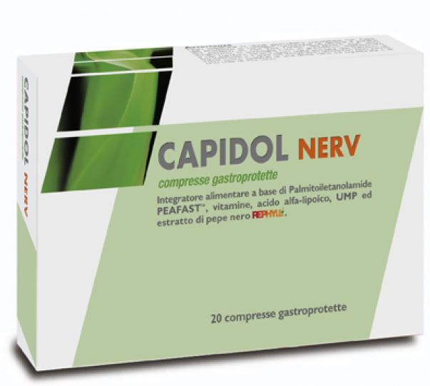 CAPIDOL NERV 20 COMPRESSE GASTROPROTETTE - Farmasanitas 