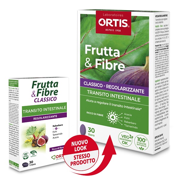 FRUTTA & FIBRE CLASSICO 30 COMPRESSE - Farmasanitas 