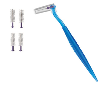 CURAPROX CPS REGULAR CPS 18 CON 4 SCOVOLINI + SUPPORTO - Farmasanitas 