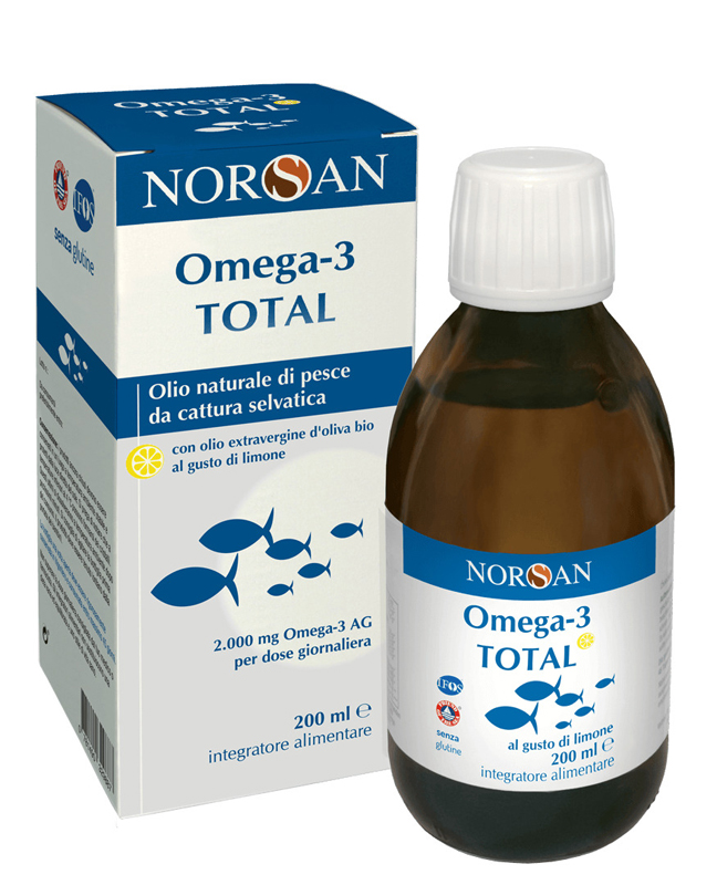 NORSAN OMEGA 3 TOTAL 200 ML GUSTO LIMONE - Farmasanitas 