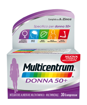 MULTICENTRUM DONNA 50+ 60 COMPRESSE - Farmasanitas 