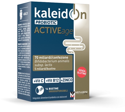 KALEIDON PROBIOTIC ACTIVE AGE 14 BUSTINE - Farmasanitas 