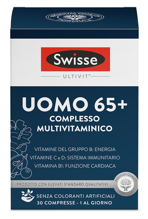 SWISSE UOMO 65+ COMPLESSO MULTIVITAMINICO 30 COMPRESSE - Farmasanitas 