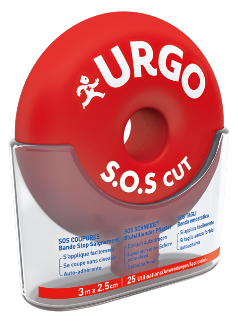 BENDA URGO SOS CUT 3X2,5CM - Farmasanitas 