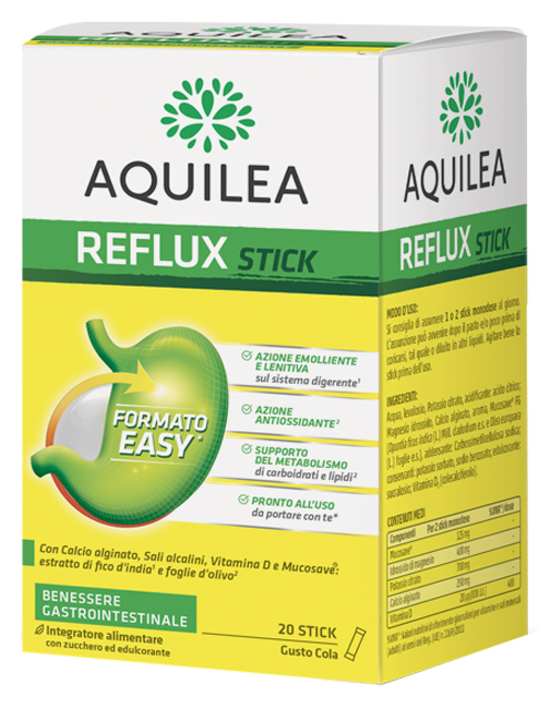 AQUILEA REFLUX 20 STICK MONODOSE - Farmasanitas 