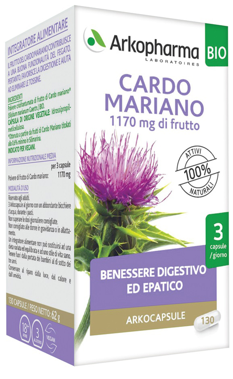 ARKO CAPSULE CARDO MARIANO BIO 130 CAPSULE - Farmasanitas 