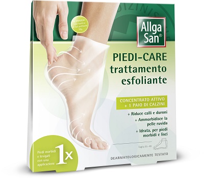 ALLGASAN PIEDI CARE TRATTAMENTO ESFOLIANTE 2 BUSTE MONODOSE - Farmasanitas 