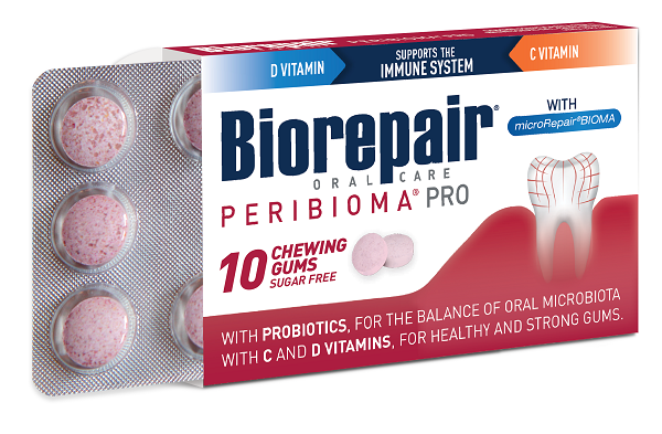 BIOREPAIR PERIBIOMA GOMME MASTICABILI 10 COMPRESSE DA 1,2 G - Farmasanitas 