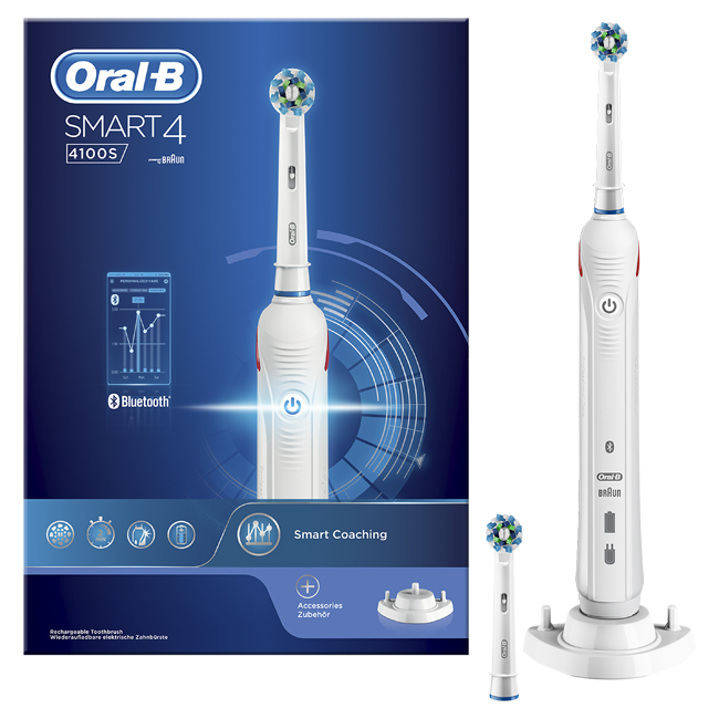 ORALB SMART 4 BIANCO SPAZZOLINO ELETTRICO - Farmasanitas 