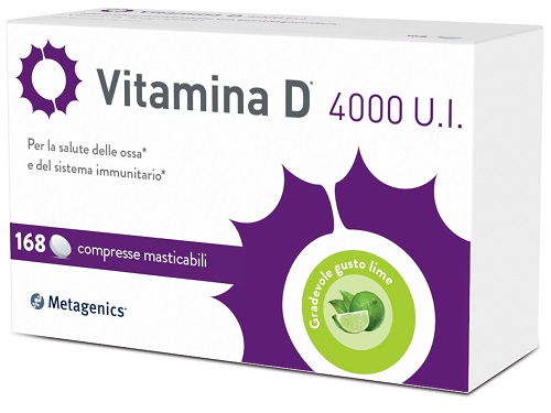 VITAMINA D 4000UI 168 COMPRESSE MASTICABILI - Farmasanitas 