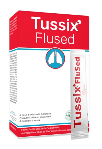 TUSSIX FLUSED 14 STICK PACK 10 ML - Farmasanitas 