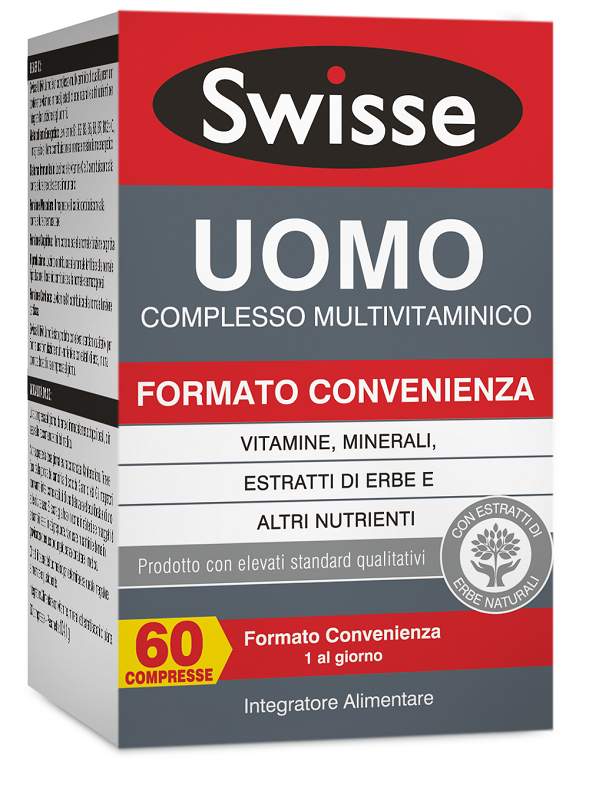 SWISSE UOMO MULTIVITAMINICO 60 COMPRESSE - Farmasanitas 