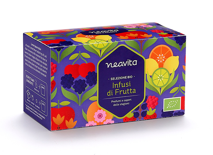 SELEZIONE INFUSI DI FRUTTA IN FILTRO BIO 1 PEZZO - Farmasanitas 