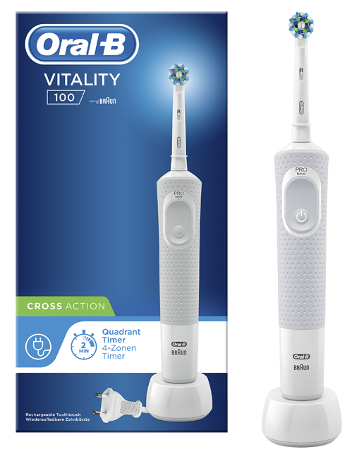 ORALB VITALITY CROSS ACTION SPAZZOLINO ELETTRICO - Farmasanitas 