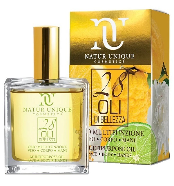 NATUR UNIQUE 28 OLI NEW OLIO MULTIFUNZIONE 100 ML - Farmasanitas 