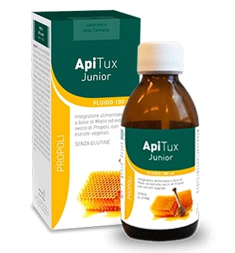 LABORATORIO DELLA FARMACIA APITUX JUNIOR FLUIDO 180 ML LINEA PROPOLI - Farmasanitas 
