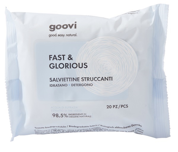 GOOVI SALVIETTINE STRUCCANTI 20 PEZZI - Farmasanitas 