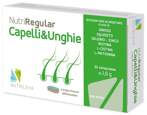 NUTRIREGULAR CAPELLI & UNGHIE 30 COMPRESSE - Farmasanitas 