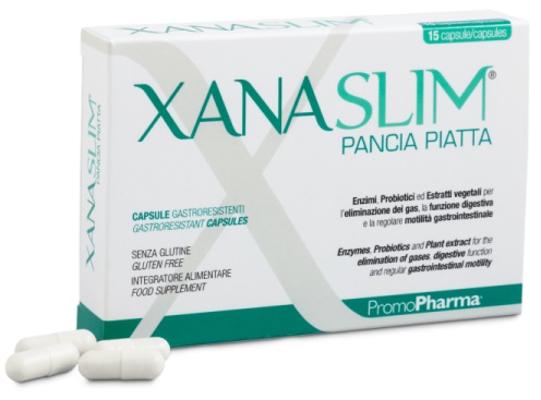 XANASLIM PANCIA PIATTA 15 CAPSULE GASTRORESISTENTI - Farmasanitas 