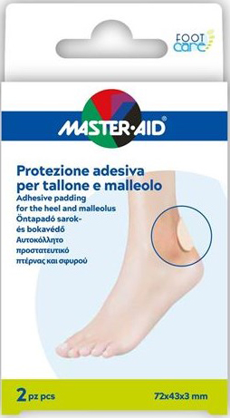 PROTEZIONE TALLONE/MALLEOLO MASTER-AID FOOTCARE 2 PEZZI A7 - Farmasanitas 