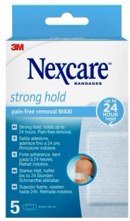 CEROTTO NEXCARE STRONG PADS 360 MAXI 5 PEZZI - Farmasanitas 