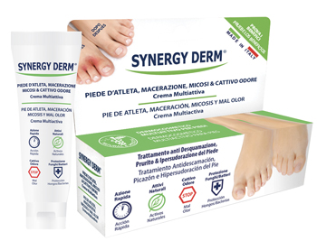 SYNERGY DERM CREMA PIEDE ATLETA MACERAZIONE SUDORE - Farmasanitas 