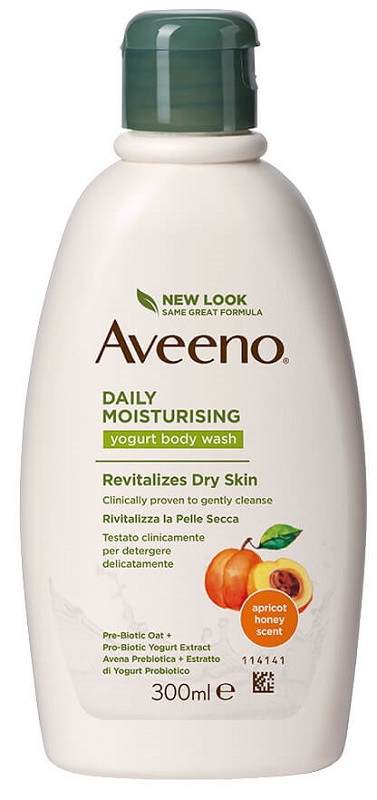AVEENO BAGNO DOCCIA YOGURT ALBICOCCA & MIELE 300 ML - Farmasanitas 