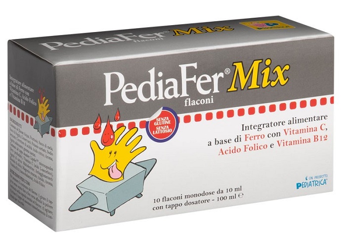 PEDIAFER MIX 10 FLACONI DA 10 ML - Farmasanitas 