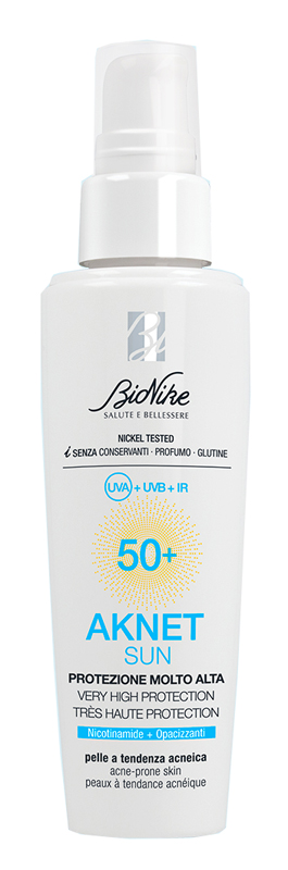 AKNET SUN PROTEZIONE MOLTO ALTA SPF50+ 50 ML - Farmasanitas 