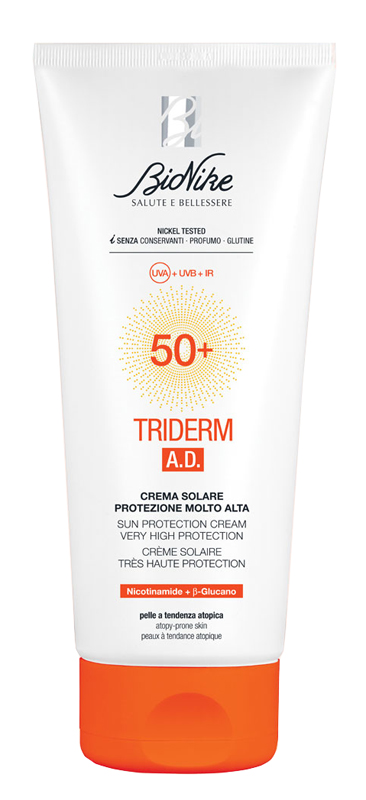 TRIDERM AD CREMA SOLARE SPF50+ 200 ML - Farmasanitas 