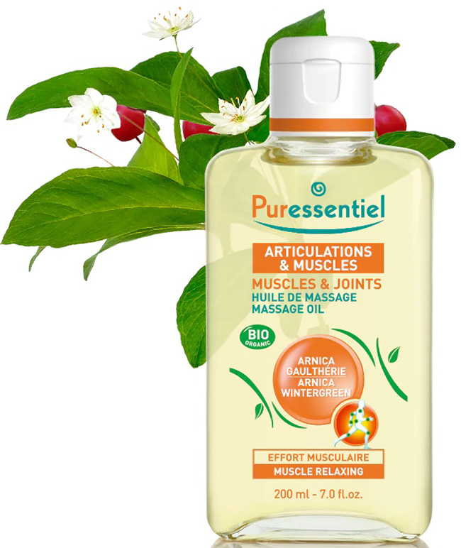 PURESSENTIEL MUSCOLO OLIO MASSAGGIO 200 ML - Farmasanitas 