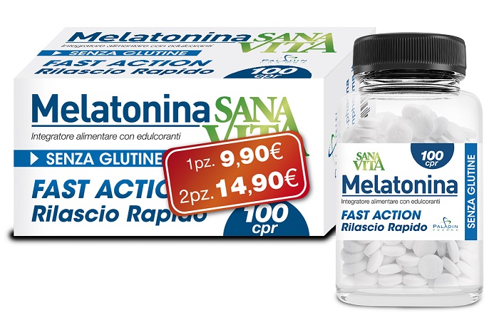 SANAVITA MELATONINA 100 COMPRESSE - Farmasanitas 