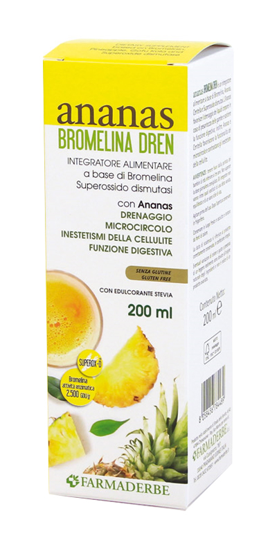ANANAS BROMELINA DREN 200 ML - Farmasanitas 