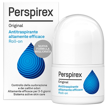 PERSPIREX ORIGINAL ANTITRASPIRANTE ROLL-ON DEODORANTE NUOVA FORMULA 20 ML - Farmasanitas 