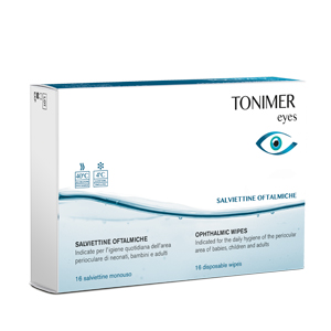 TONIMER EYES SALVIETTINE OFTALMICHE 16 PEZZI - Farmasanitas 