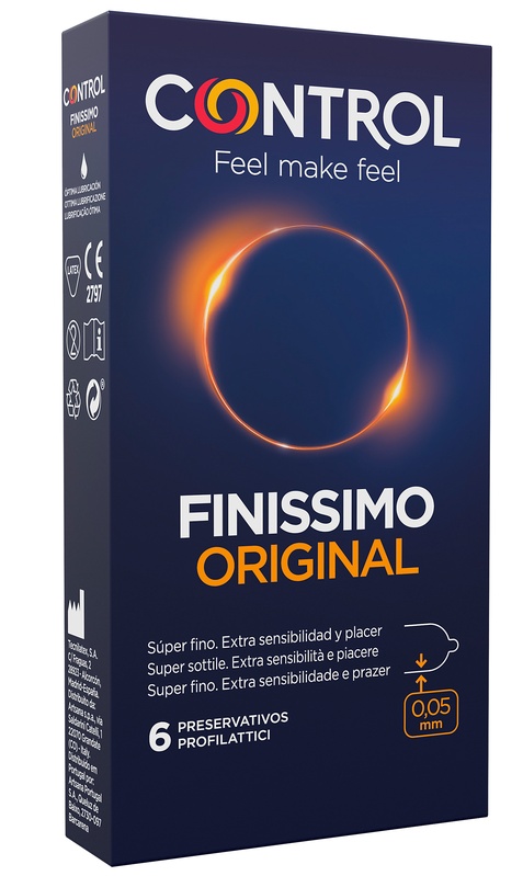 CONTROL FINISSIMO ORIGINAL 6 PEZZI - Farmasanitas 