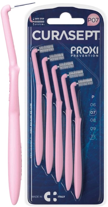 CURASEPT PROXI ANGLE P07 ROSA/PINK 5 PEZZI - Farmasanitas 