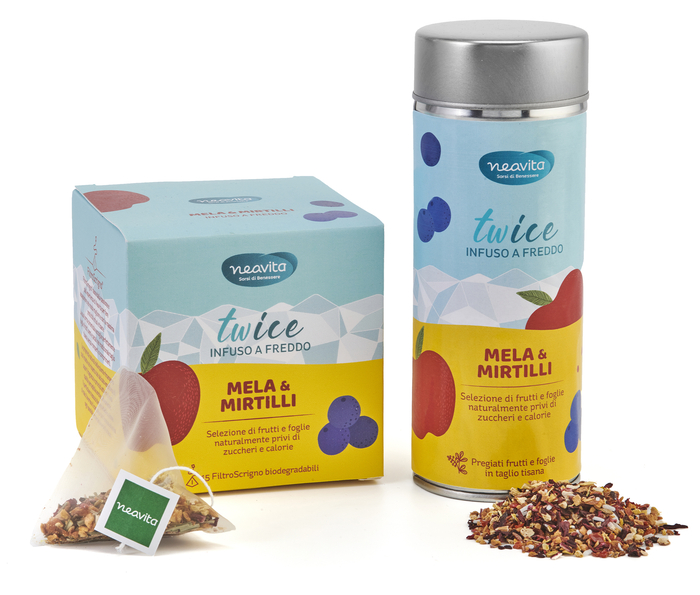 INFUSO TWICE MELA E MIRTILLI FILTROSCRIGNO 15 FILTRI 3,5 G - Farmasanitas 
