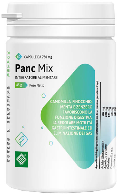 PANC MIX 60 CAPSULE DA 750 MG - Farmasanitas 