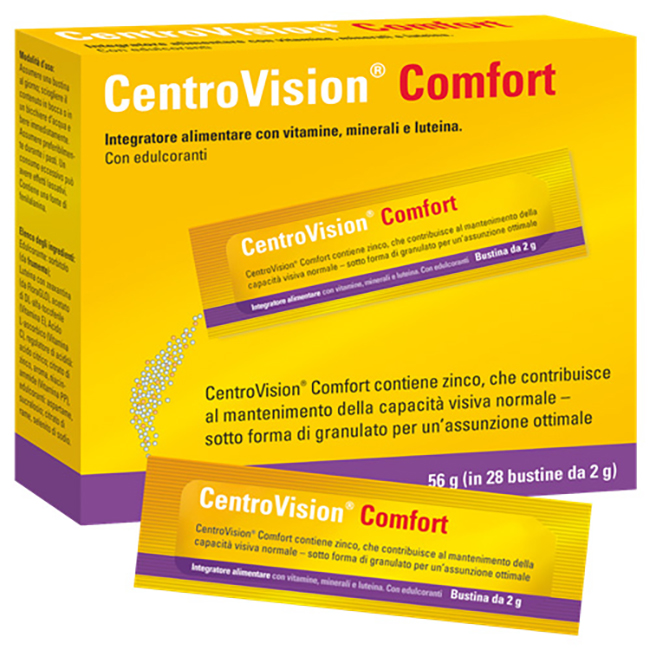 CENTROVISION COMFORT 28 BUSTINE GUSTO ARANCIA - Farmasanitas 