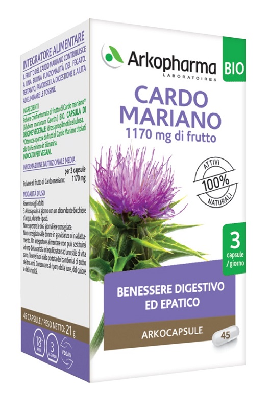 ARKO CAPSULE CARDO MARIANO 45 CAPSULE BIO - Farmasanitas 
