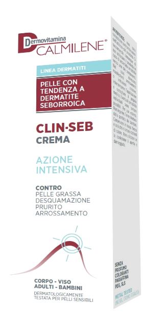 DERMOVITAMINA CALMILENE CLIN-SEB CREMA AZIONE INTENSIVA PER PELLE CON TENDENZA A DERMATITE SEBORROICA 50 ML - Farmasanitas 