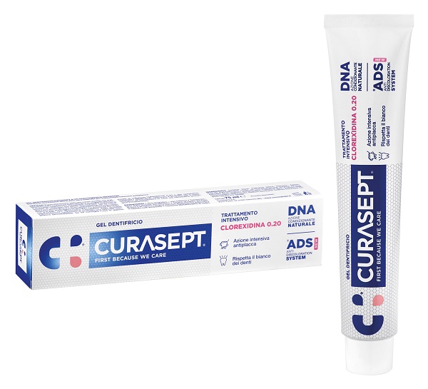 CURASEPT DENTIFRICIO 0,20 75 ML ADS+DNA - Farmasanitas 