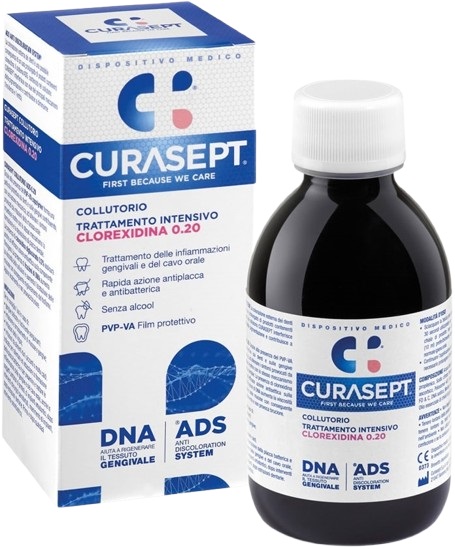 CURASEPT COLLUTORIO 0,20 ADS + DNA 200 ML - Farmasanitas 