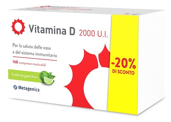 VITAMINA D2000 UI 168 PROMO-20% - Farmasanitas 